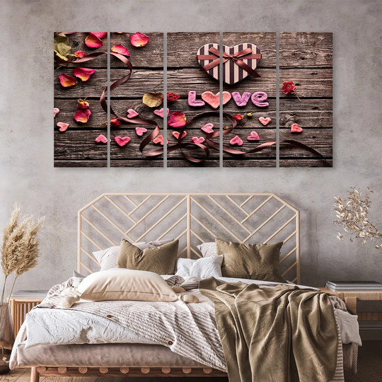 Heart Love Vintage Flowers