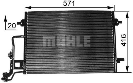 Condenser Air Conditioning 8FC351300-394 by BEHR