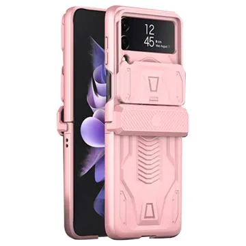 GKK Camera Slider Samsung Galaxy Z Flip4 Case - Pink