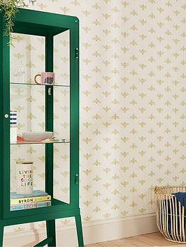 Joules Block Print Bee Wallpaper