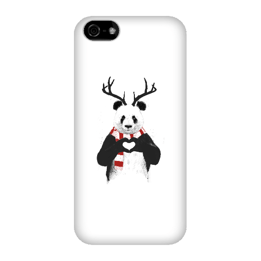 Balazs Solti Winter Panda Phone Case for iPhone and Android - iPhone 5C - Snap Case - Gloss