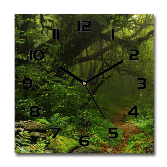 Jungle in Nepal Silent Wall Clock