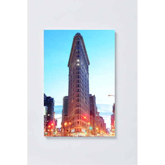 Flatiron Magnetic Wall Mounted Cork Board