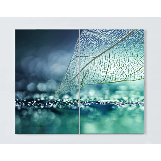 Leaf Motif Magnetic Wall Mounted Cork Board