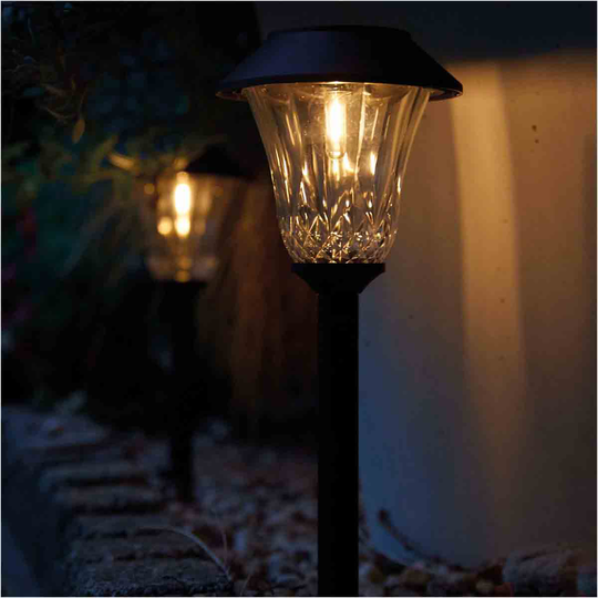 Luxform Pack Of 4 St Tropez Solar Postlight