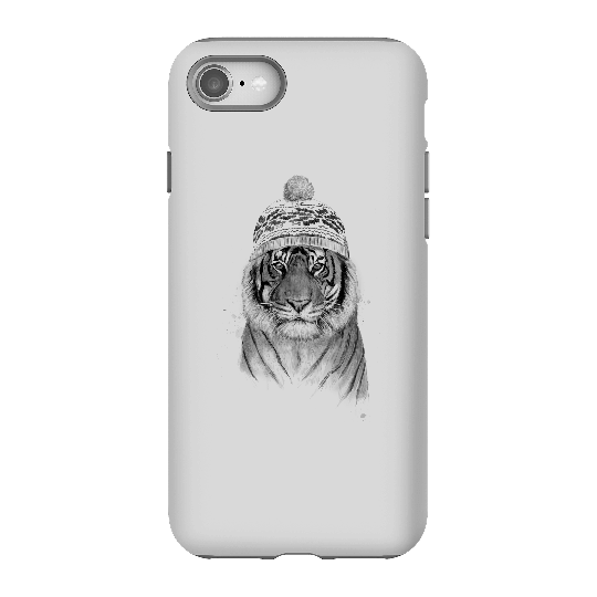 Balazs Solti Winter Tiger Phone Case for iPhone and Android - iPhone 8 - Tough Case - Matte