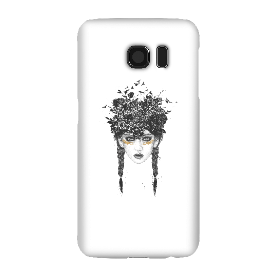 Balazs Solti Native Girl Phone Case for iPhone and Android - Samsung S6 - Snap Case - Gloss