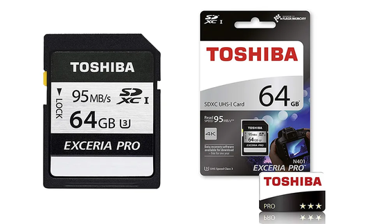 Toshiba 64GB Exceria Pro N401 SD