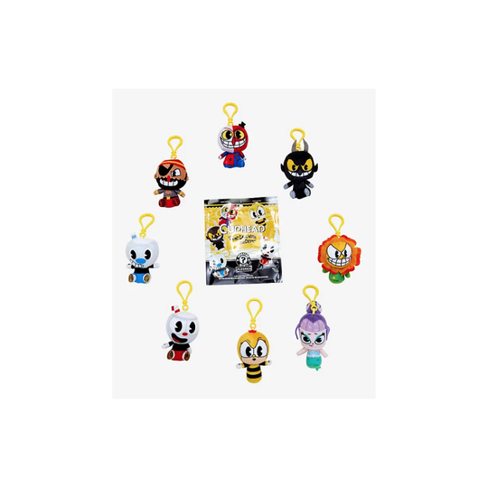 Funko Cuphead Plush Keyrings: Blind Bag for Scaled Models