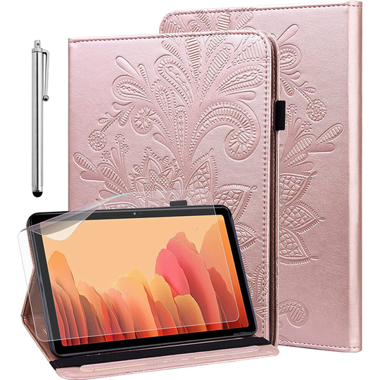 GLANDOTU Samsung Galaxy Tab S2 9.7 Case SM-T810 / SM-T815 Lightweight Folio Flip Wallet Lace Embossed PU Leather Tablet Cover with Fold Stand Function