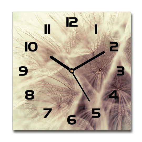 Harleequinn Dandelion Silent Wall Clock