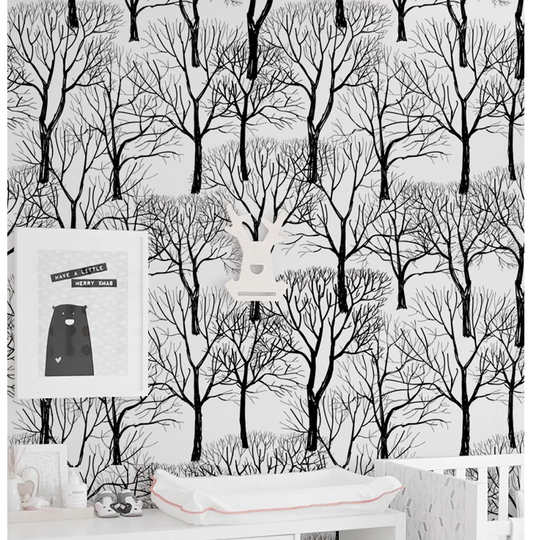 Amaker Trees Forest Woodlwoods Oldshool Wallpaper