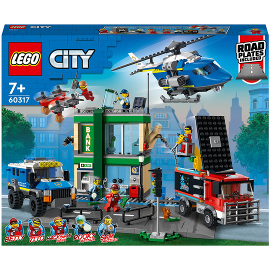 LEGO City: Police Chase at the Bank Set with Trucks (60317)