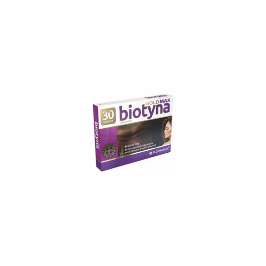 Biotyna Gold Max 30 tablets For skin, hair and nails Biotin, Biotebal