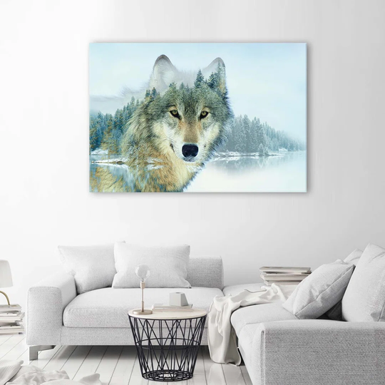 Canvas Print Wolf Animal Nature