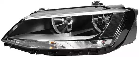 Headlight Halogen 1EL010395-021 by Hella Right