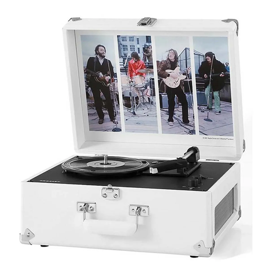 Crosley The Beatles Anthology Turntable - Let It Be (white Pvc)