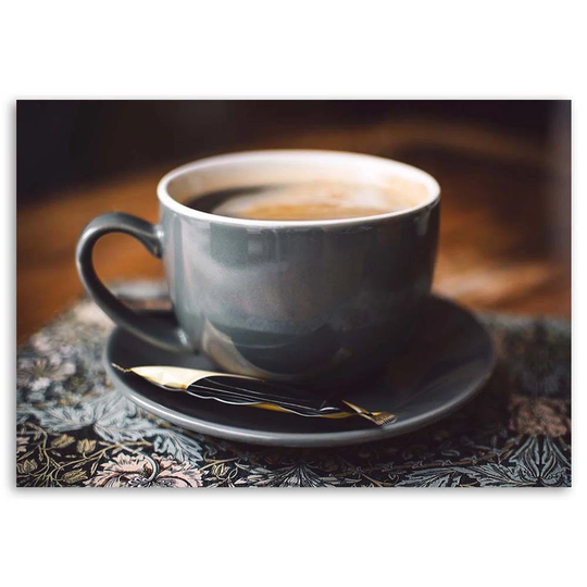 Canvas Print Cappuccino Coffee Mug