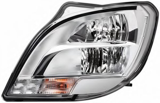 Headlight 1LD010116-611 by Hella Left