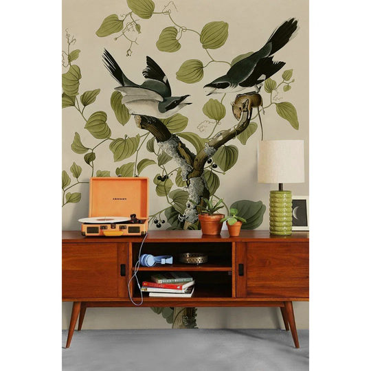 Walllpaper Roll 312X219cm Mural Decoration Kitchen Livingroom Bedroom Wallpaper Material With Print - Birds On A Branch