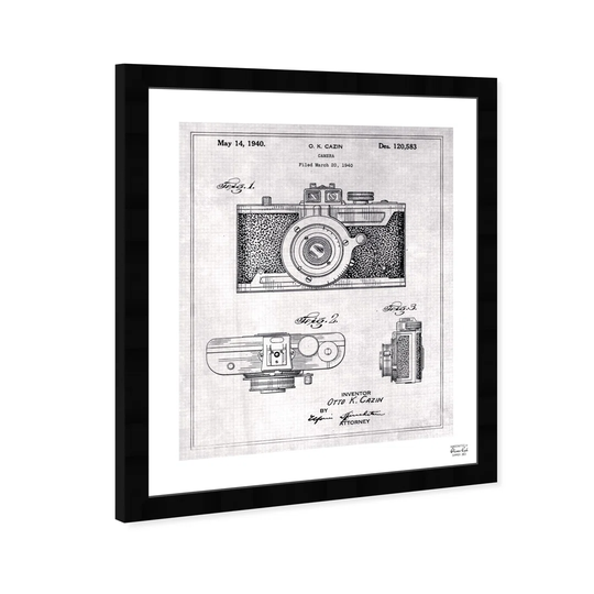 'Cazin Camera 1940' Framed Graphic Art