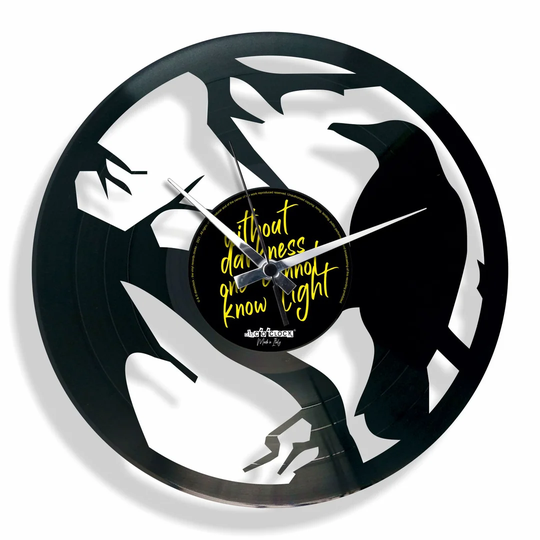 The Crow Raven Vinyl 30cm Silent Wall Clock