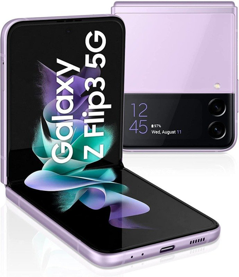 Samsung Galaxy Z Flip3 5G 128GB Smartphone - Lavender