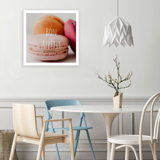 Canvas Print Macaroon Biscuit