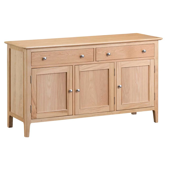 Kettle Interiors Cranbrook Natural Oak 3 Door Sideboard