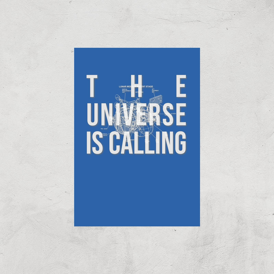 The Universe Is Calling Schematic Art Print - A4 - Print Only