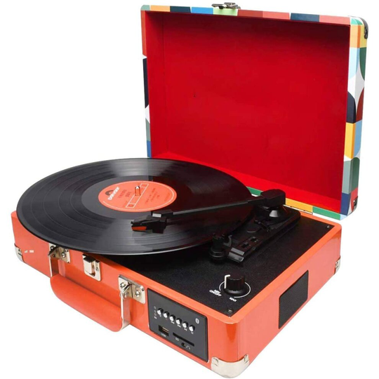 DIGITNOW! Vinyl Record Player With Bluetooth | Portable Record Player