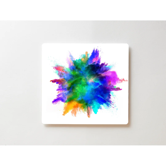 Backlight Motif Wall Picture Colour Explosion Magnetic Cork Board