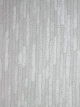 Fine Décor Bergamo Leather Texture Off White/Silver