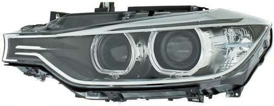 Headlight 1LL354983-141 by Hella Right