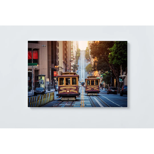 San Francisco Magnetic Wall Mounted Cork Board