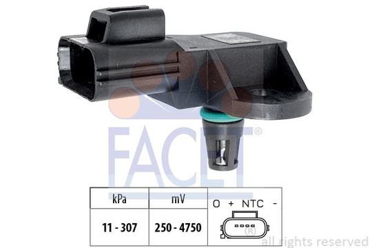 Air Pressure Sensor, height adaptation Made in Italy - OE Equivalent 103205