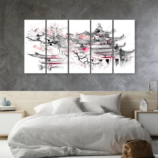Canvas Print Japanese Landscape
