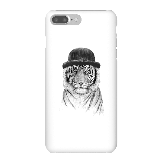Balazs Solti Tiger In A Hat Phone Case for iPhone and Android - iPhone 7 Plus - Snap Case - Matte