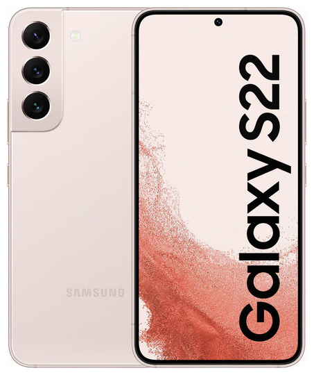 SIM Free Samsung S22 5G 128GB Mobile Phone - Pink Gold