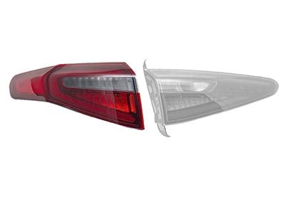 Combination Tail Light 0125921 Van Wezel 0125921