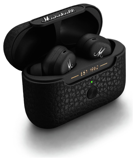 Marshall Motif A.N.C. Wireless Bluetooth Earbuds - Black
