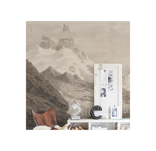 Jeily Vintage Mountains L Vintage Landscape Wallpaper