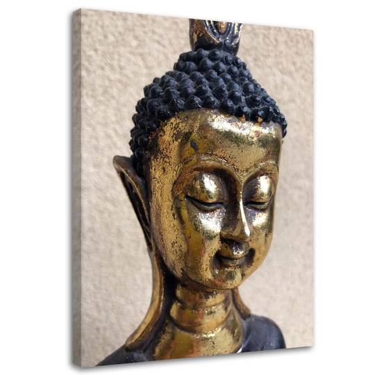 Canvas Print Buddha Gold Spa Zen