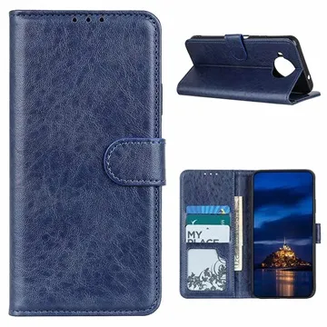Xiaomi Mi 10T Lite 5G Wallet Case with Magnetic Closure - Blue