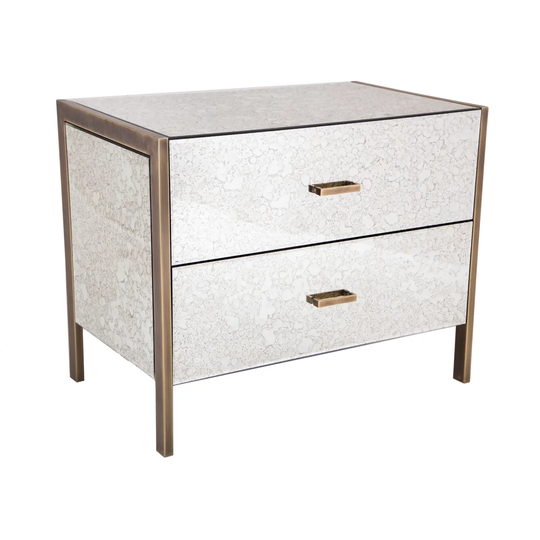 Shane 2 Drawer Bedside Table