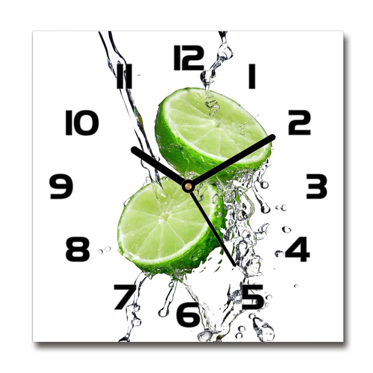 Hayri Limes and Water Silent Wall Clock