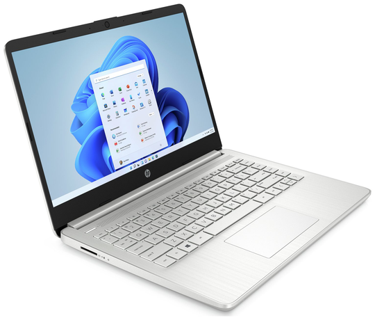 HP 14s-fq0059na 14in AMD 4GB 64GB Laptop - Silver