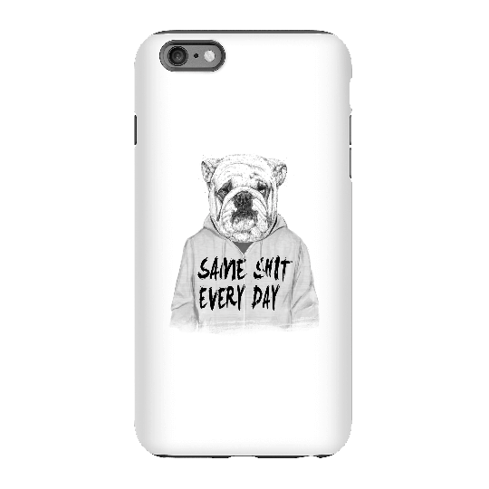 Balazs Solti Same Shit Every Day Phone Case for iPhone and Android - iPhone 6 Plus - Tough Case - Matte