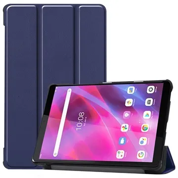 Tri-Fold Series Lenovo Tab M8 (3rd Gen) Folio Case - Dark Blue
