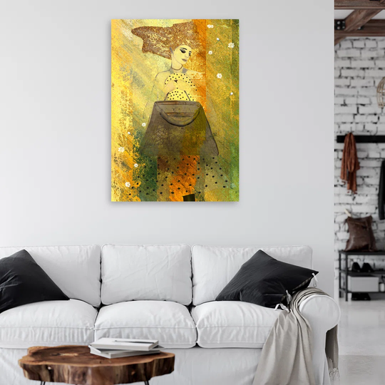 Canvas Print, Green People
